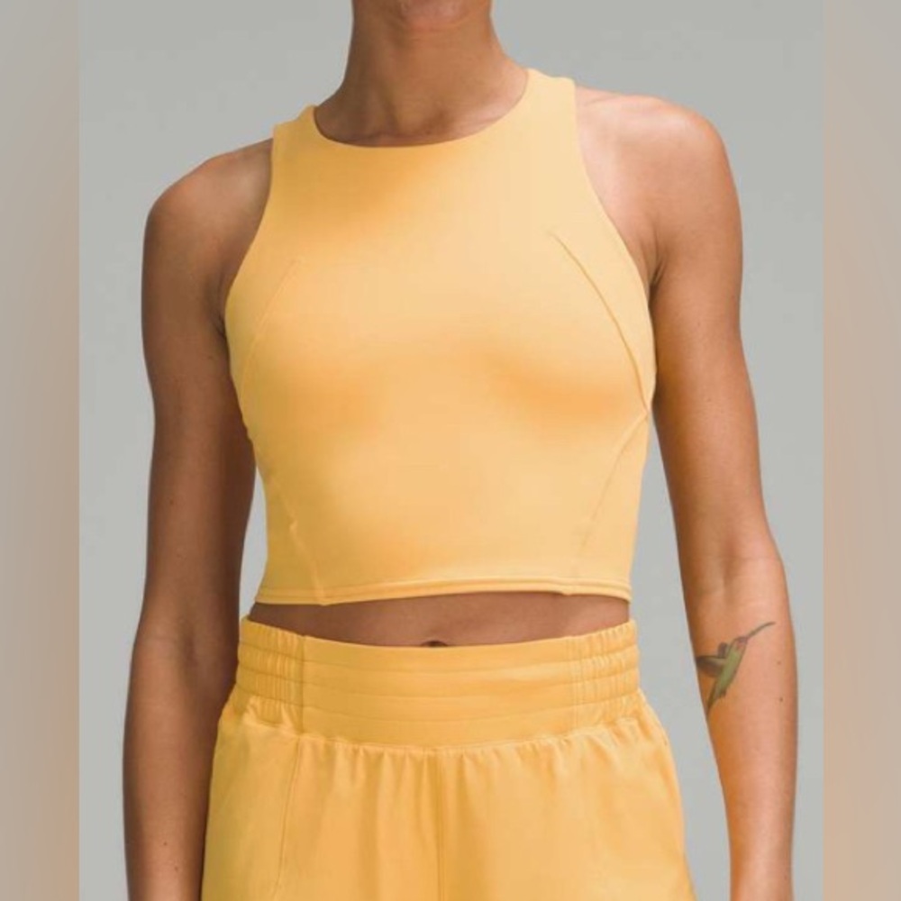 NWOT Lululemon Wunder Train Racerback Tank Top Mango Dream - Picture 1 of 9